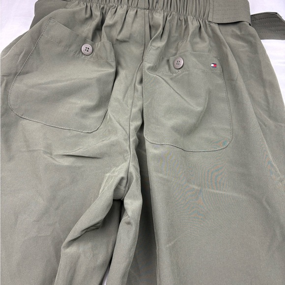 Tommy Hilfiger Olive Wide Leg Pants - Picture 4 of 5